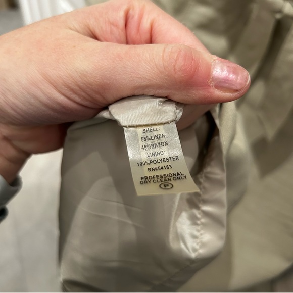 Calvin Klein Beige Dress-14 - Picture 5 of 6